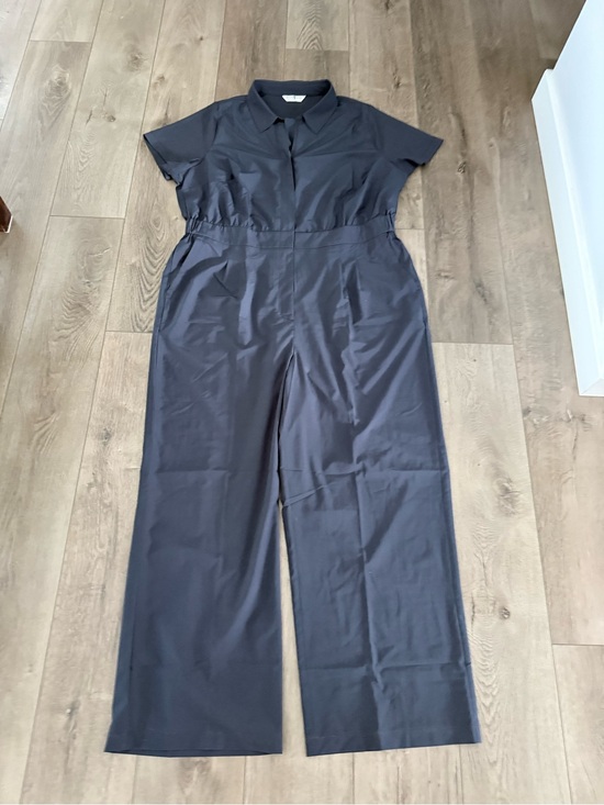 Penningtons Pants - Active Zone Jumpsuit. Navy Size 1x - back has elastic waist